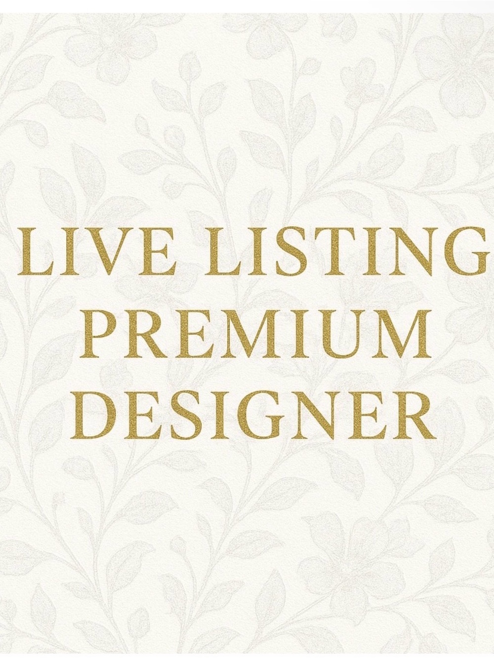 Listing for unlisted clothes on live shows